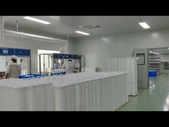 푸르트리티 시약 필터링을 위한 0.4-0.7m2 고밀도 PP 주름형 필터 카트리지