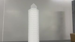 폴리프로필렌 코어가 있는 10인치 PP 주름형 필터 카트리지