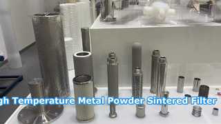 고온 금속 분말 소결 필터 카트리지