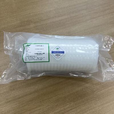 고유량 200L/min 및 2m² 여과 면적을 갖춘 130mm 외경 주름 필터 카트리지