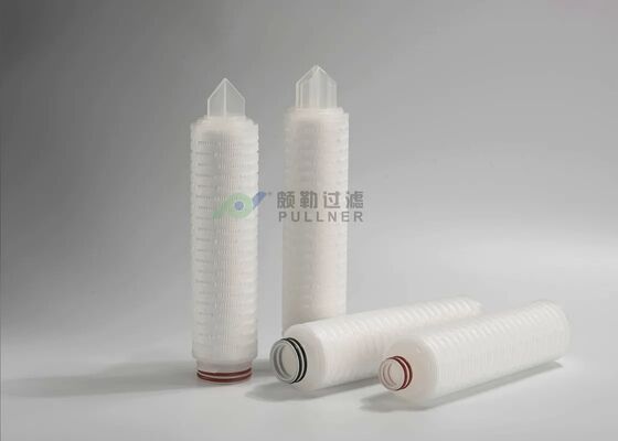 화학 저항성 및 낮은 강수용 용도로 PVDF 재료를 가진 PTFE 필터 카트리지는
