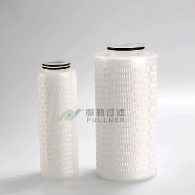 130 시리즈 φ130mm 플리츠형 고유량 필터 카트리지, 200L/min 유량 및 2m² 여과 면적